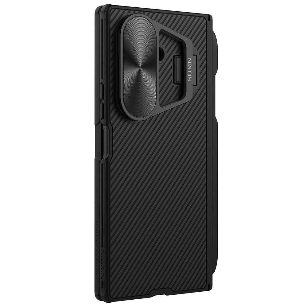 Case for Samsung Galaxy Z Fold7 F966, Nillkin, CamShield Prop with Metal Lens Cover and S-Pen Holder, Black