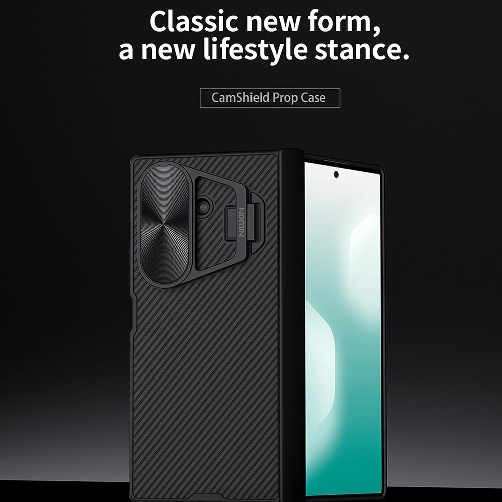 Case for Samsung Galaxy Z Fold7 F966, Nillkin, CamShield Prop with Metal Lens Cover, Black