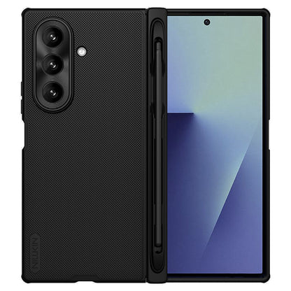 Case for Samsung Galaxy Z Fold7 F966, Nillkin, Super Frosted Shield with Pen Holder, Black