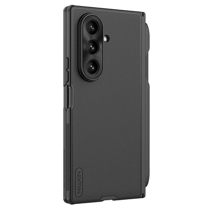 Case for Samsung Galaxy Z Fold7 F966, Nillkin, Super Frosted Shield with Pen Holder, Black