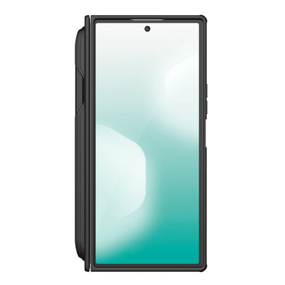 Case for Samsung Galaxy Z Fold7 F966, Nillkin, Super Frosted Shield with Pen Holder, Black