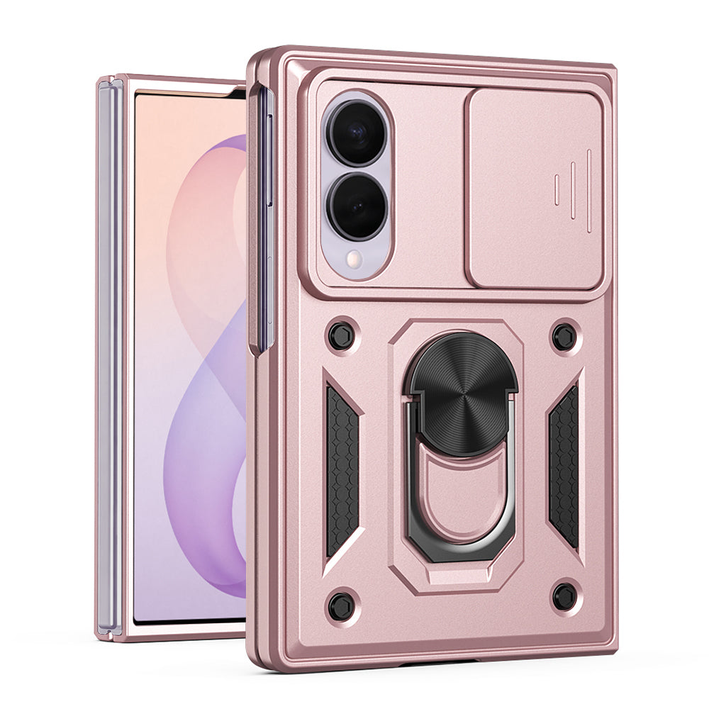 Θήκη για Samsung Galaxy Z Fold8 F971, Techsuit, CamShield, Ροζ Χρυσό