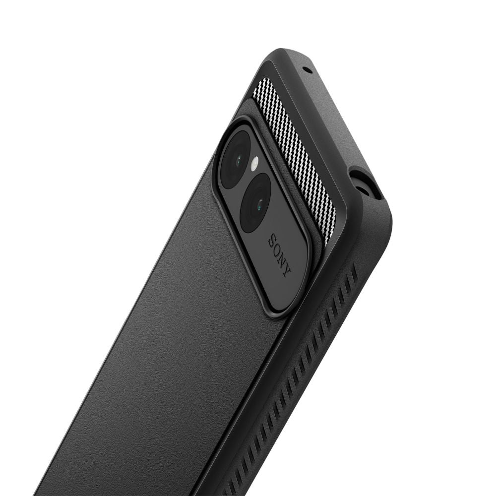 Case for Sony Xperia 10 VII, Spigen, Rugged Armor, Black ACS09592