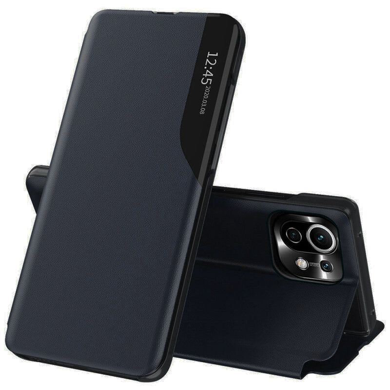 Case for Xiaomi 11 Lite 5G NE / Mi 11 Lite 5G / 11 Lite, Techsuit, eFold, Dark Blue