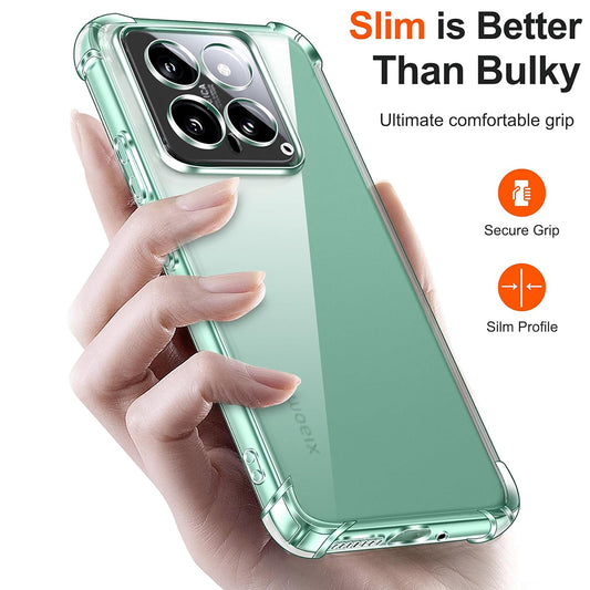 Θήκη για Xiaomi 14 Pro, Techsuit, Shockproof Clear, Διαφανής