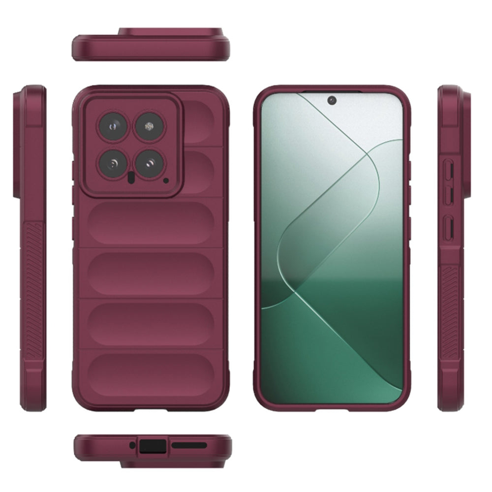 Θήκη για Xiaomi 14, Techsuit, Magic Shield, Βυσσινί