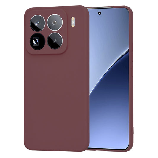 Θήκη για Xiaomi 15 Pro, Techsuit, SoftFlex, Βυσσινί