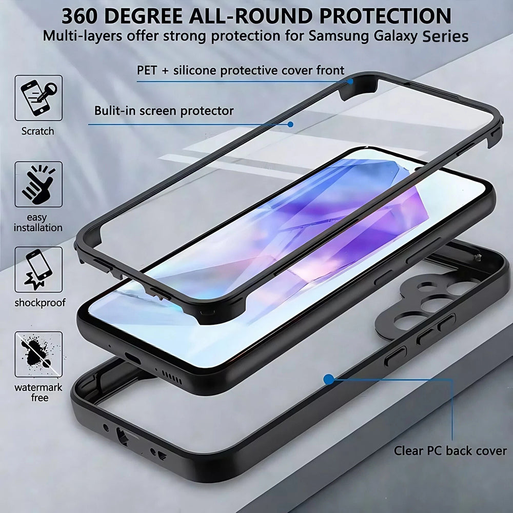 Θήκη για Xiaomi 15T Pro, Techsuit, ColorVerse 360, Μαύρη