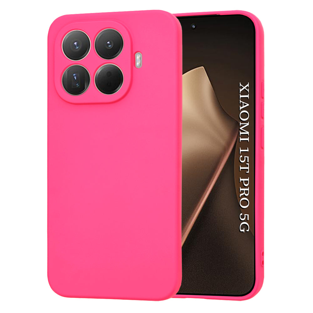 Case for Xiaomi 15T Pro, Techsuit, SoftFlex, Dark Pink