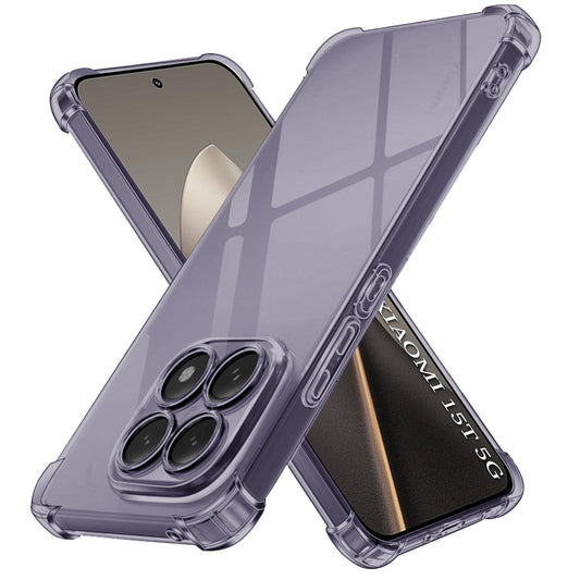 Case for Xiaomi 15T, Techsuit, Shockproof Clear, Smoke