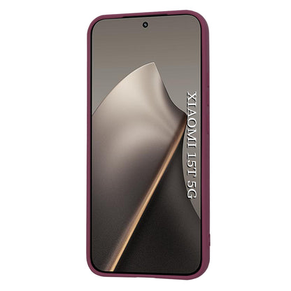 Case for Xiaomi 15T, Techsuit, SoftFlex, Cherry Red