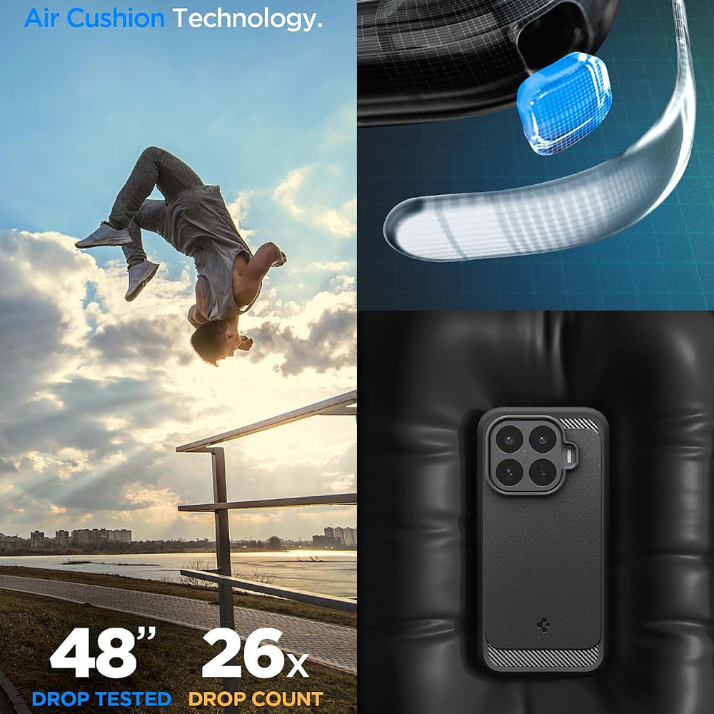 Θήκη για Xiaomi 17T Pro, Spigen, Rugged Armor, Μαύρη ACS11869