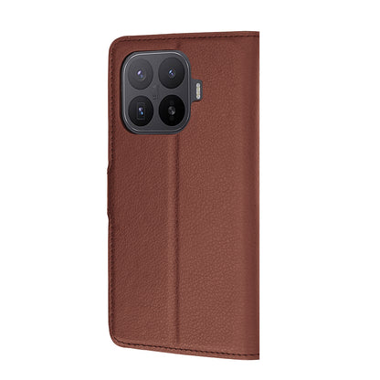 Case for Xiaomi 17T Pro, Techsuit, Leather Folio, Brown
