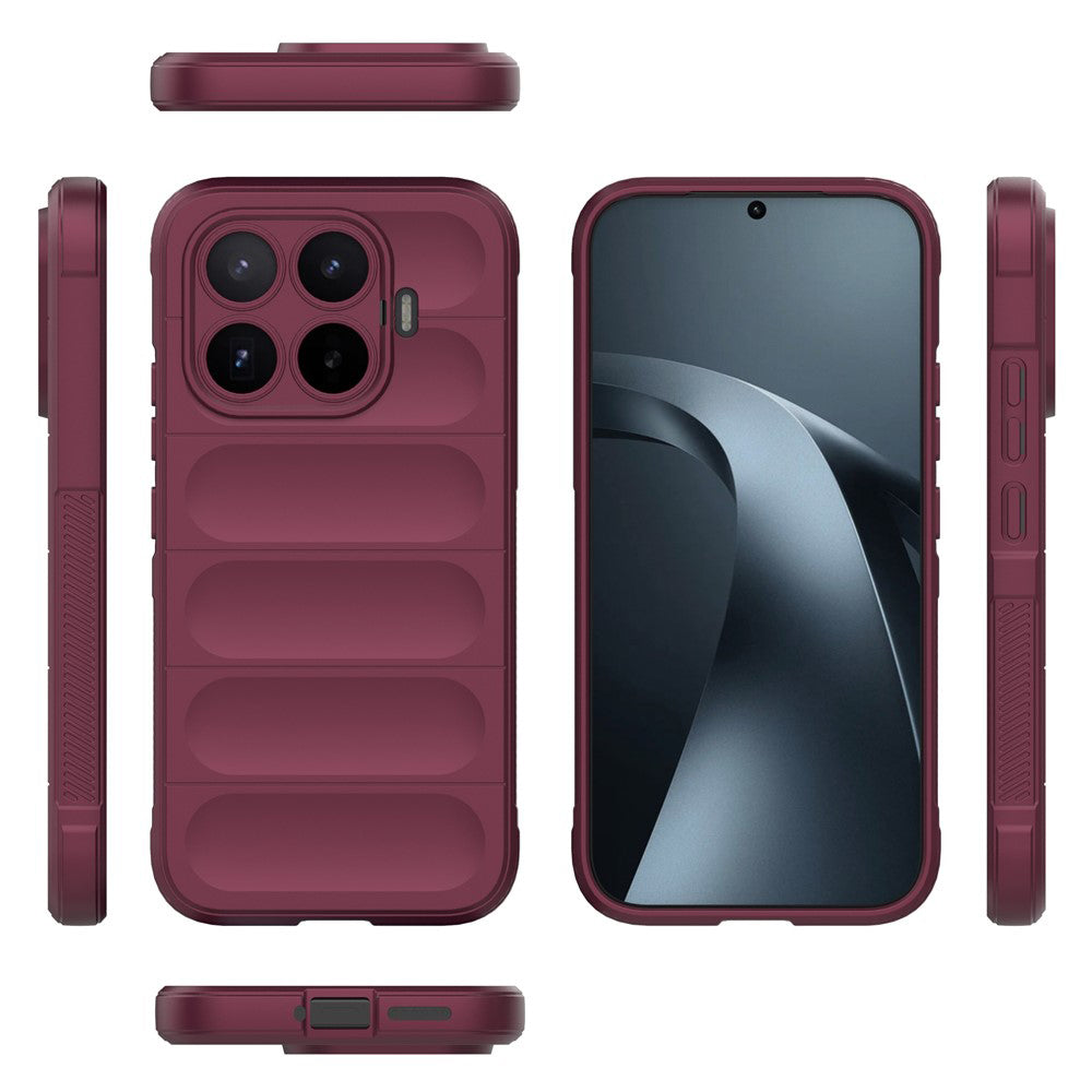 Case for Xiaomi 17T, Techsuit, Magic Shield, Burgundy