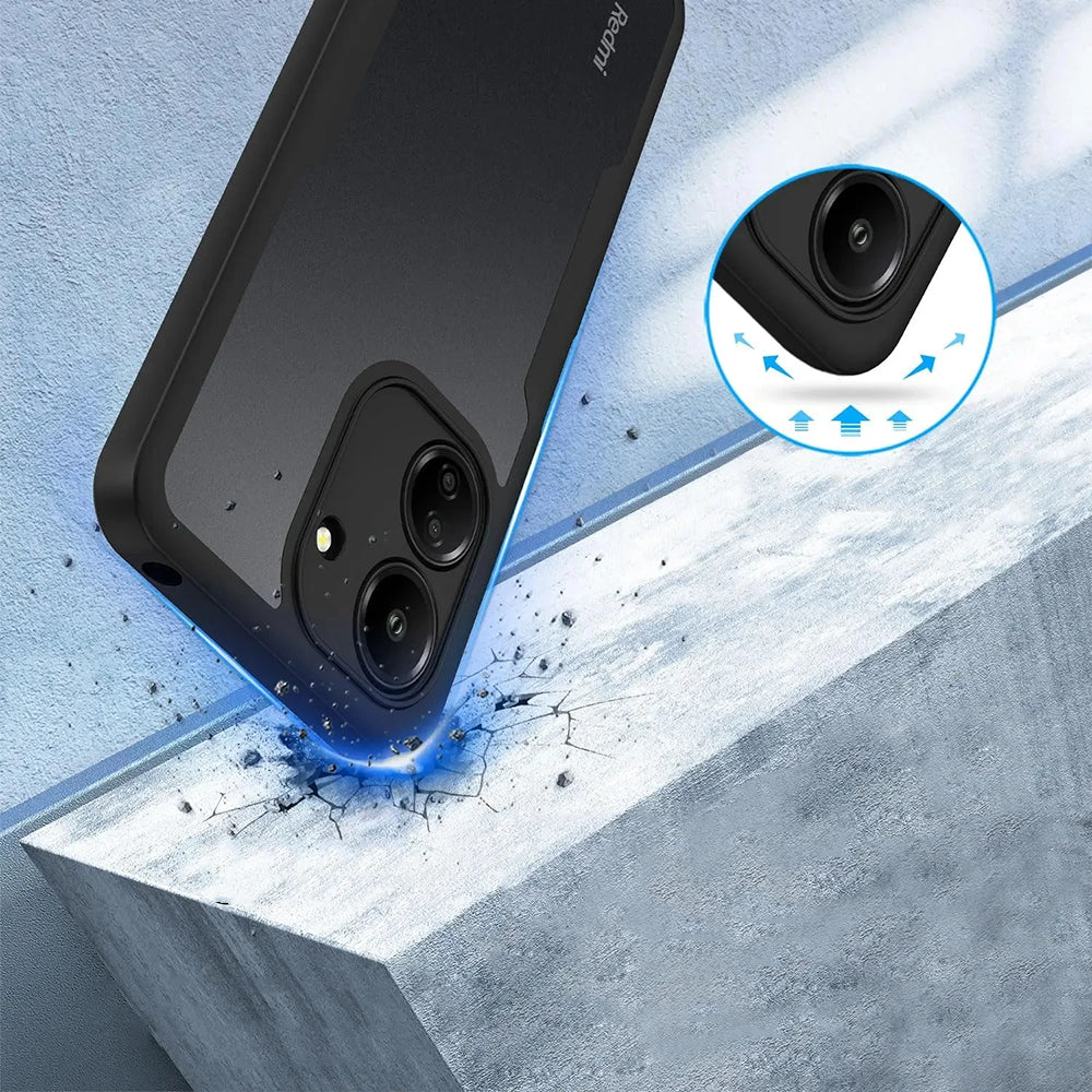 Θήκη για Xiaomi Poco C65 / Redmi 13C, Techsuit, ColorVerse 360, Μαύρο