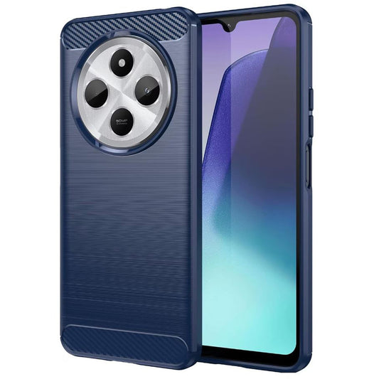 Θήκη για Xiaomi Poco C75 / Redmi 14C, Techsuit, Καρμπόν, Μπλε