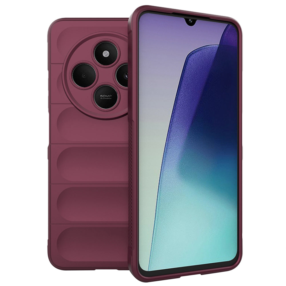 Case for Xiaomi Poco C75 / Redmi 14C, Techsuit, Magic Shield, Burgundy