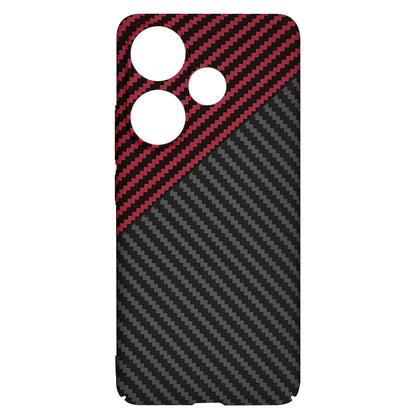 Case for Xiaomi Poco F6, Techsuit, Carbonite FiberShell, Black Red