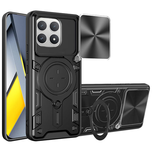 Case for Xiaomi Poco F8 Pro, Techsuit, CamGuard Pro, Black