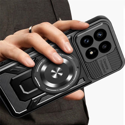 Case for Xiaomi Poco F8 Pro, Techsuit, RuggedCam, Black