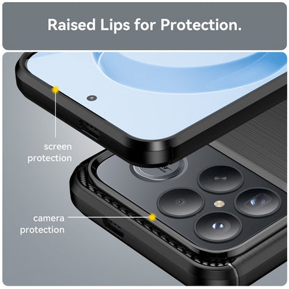 Case for Xiaomi Poco F8 Ultra, Techsuit, Carbon, Black