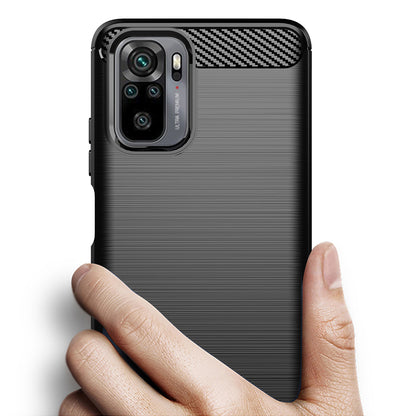 Case for Xiaomi Poco M5s / Redmi Note 10S / Note 10, Techsuit, Carbon, Black