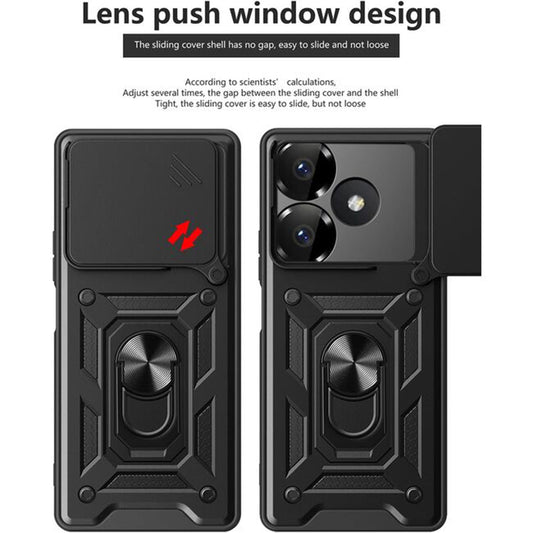 Θήκη για Xiaomi Poco M6 4G / Redmi 13, Techsuit, CamShield, Μπλε