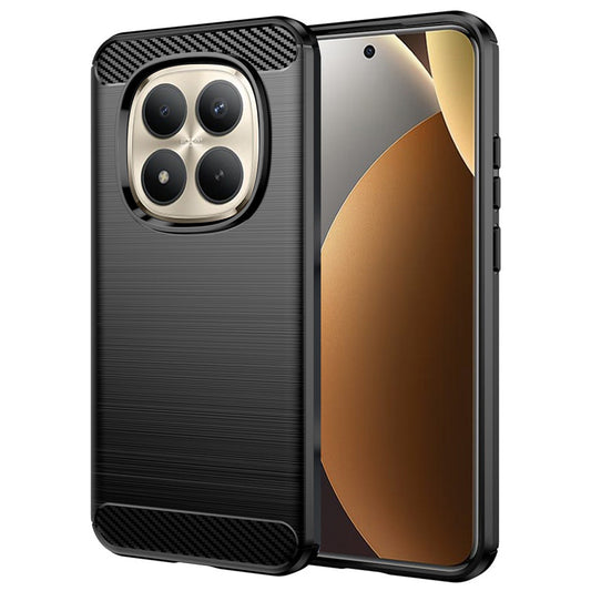 Θήκη για Xiaomi Poco M8 Pro / Redmi Note 15 Pro+ 5G, Techsuit, Καρμπόν, Μαύρη