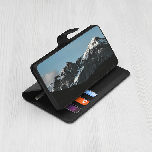 Θήκη για Xiaomi Poco M8 Pro / Redmi Note 15 Pro+ 5G, Techsuit, Leather Folio, Μαύρη