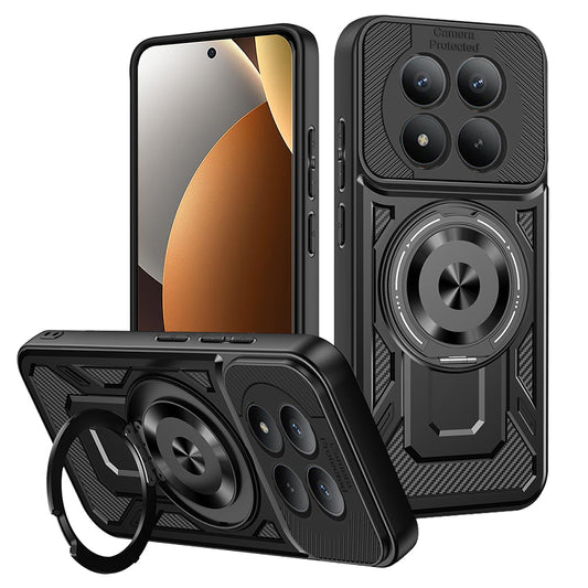 Θήκη για Xiaomi Poco M8 Pro / Redmi Note 15 Pro+ 5G, Techsuit, RuggedCam, Μαύρη