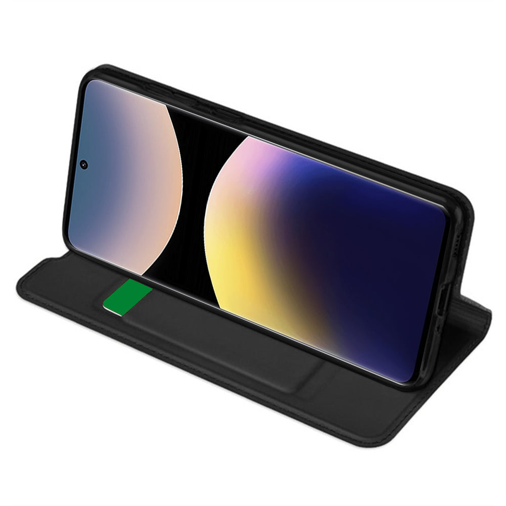 Case for Xiaomi Poco X7 / Note 14 Pro 5G, Techsuit, Magskin Book, Black
