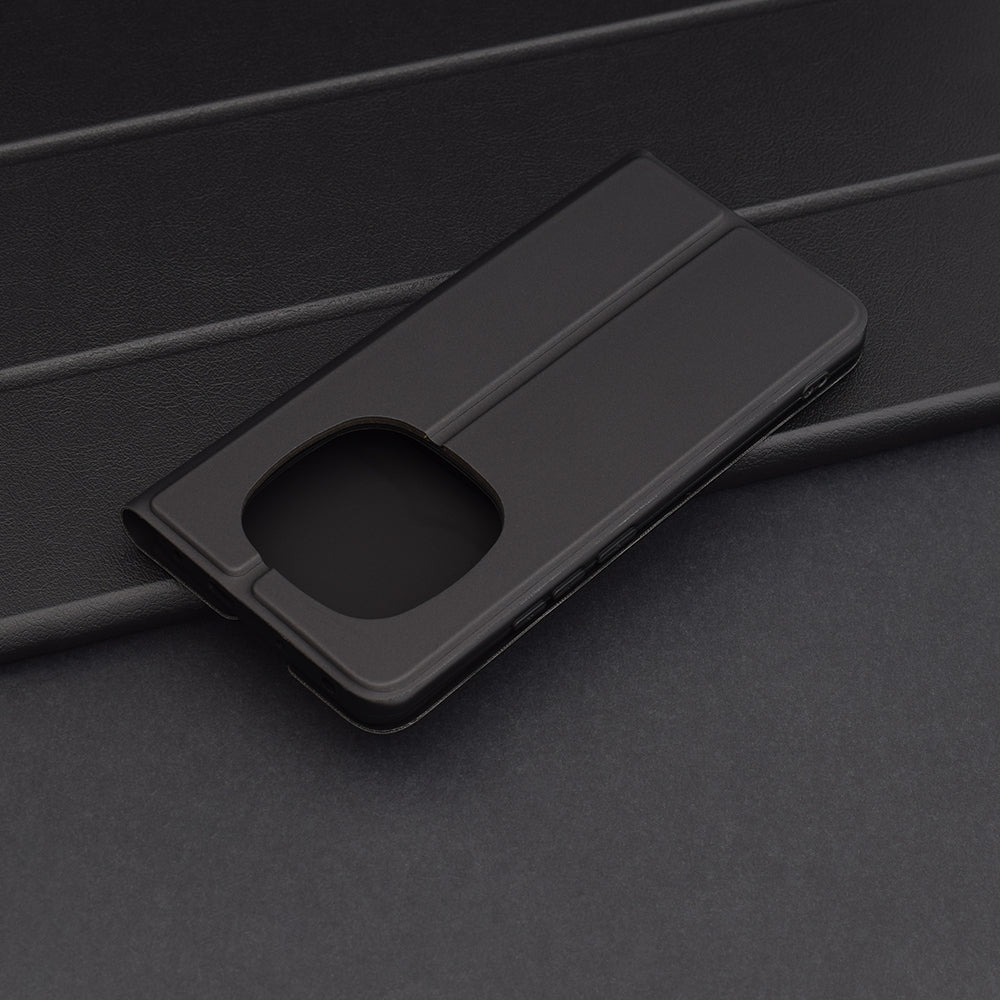 Case for Xiaomi Poco X7 / Note 14 Pro 5G, Techsuit, Magskin Book, Black
