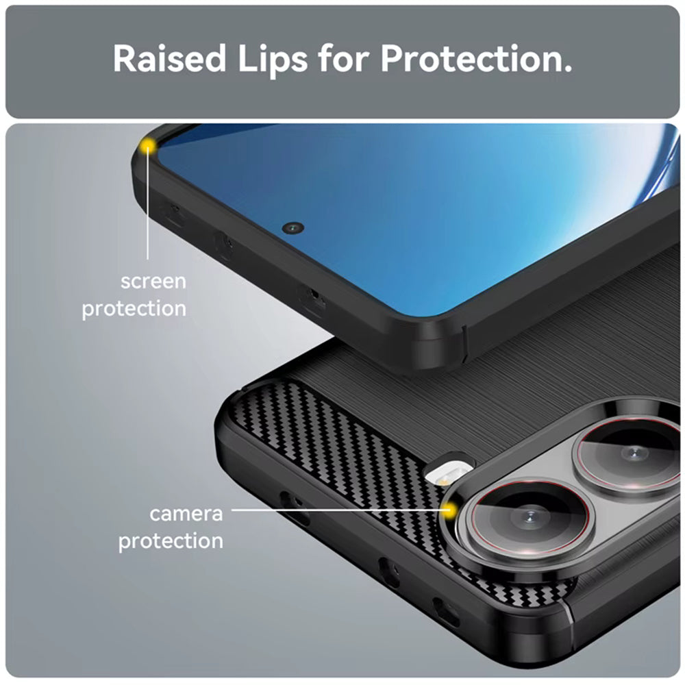 Case for Xiaomi Poco X7 Pro, Techsuit, Carbon, Black