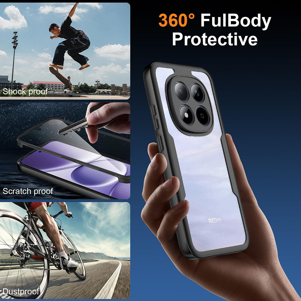 Θήκη για Xiaomi Poco X8 Pro Max, Techsuit, ColorVerse 360, Μαύρο