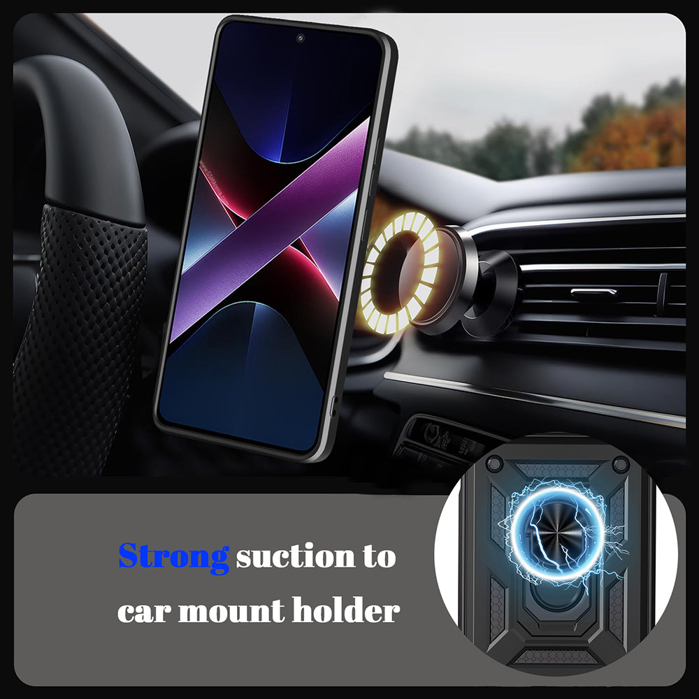 Case for Xiaomi Poco X8 Pro, Techsuit, CamShield, Black