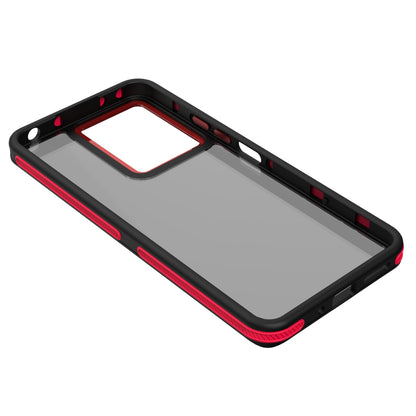 Case for Xiaomi Poco M6 / Redmi 13C 5G, OEM, Crystal Black, Red