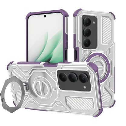 Case for Xiaomi Redmi 15 5G / 15 4G, Techsuit, Carbon Shield Pro, Purple
