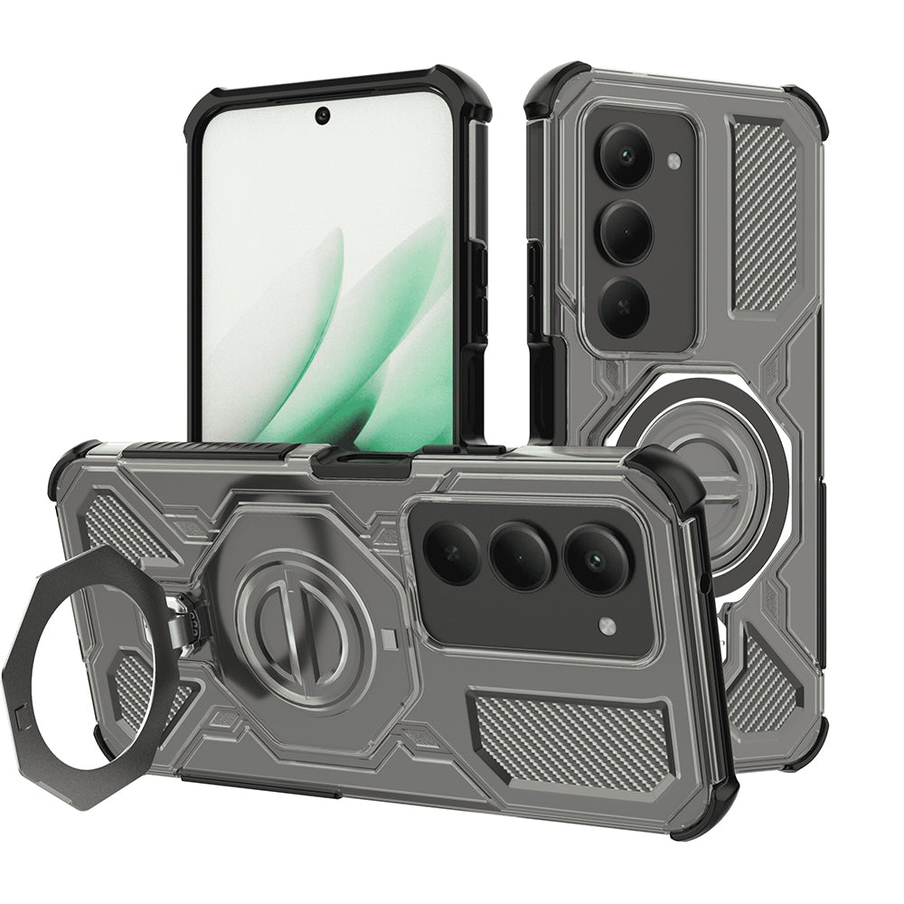 Θήκη για Xiaomi Redmi 15 5G / 15 4G, Techsuit, Carbon Shield Pro, Καπνού
