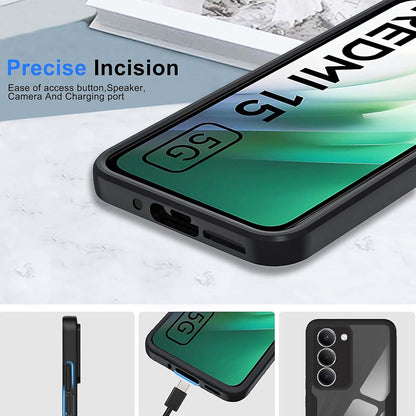 Θήκη για Xiaomi Redmi 15 5G / 15 4G, Techsuit, ColorVerse 360, Μαύρο