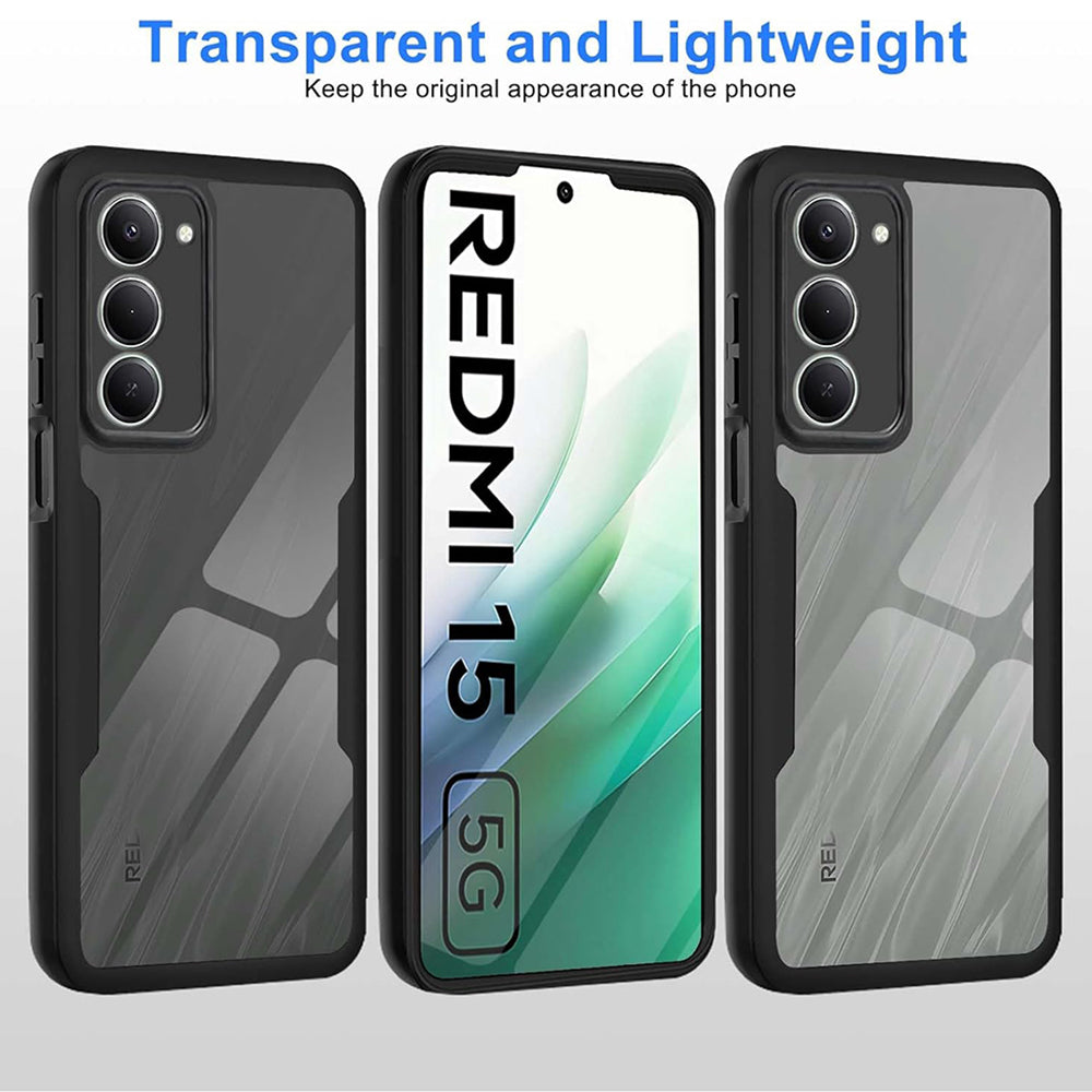 Θήκη για Xiaomi Redmi 15 5G / 15 4G, Techsuit, ColorVerse 360, Μαύρο