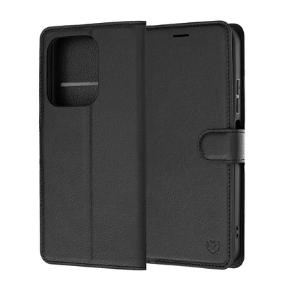 Θήκη για Xiaomi Redmi 17C 5G, Techsuit, Leather Folio, Μαύρο