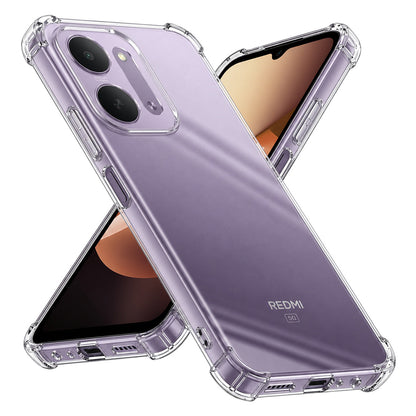 Θήκη για Xiaomi Redmi 17C 5G, Techsuit, Ανθεκτική σε Κρούσεις Διαφανής, Διαφανής