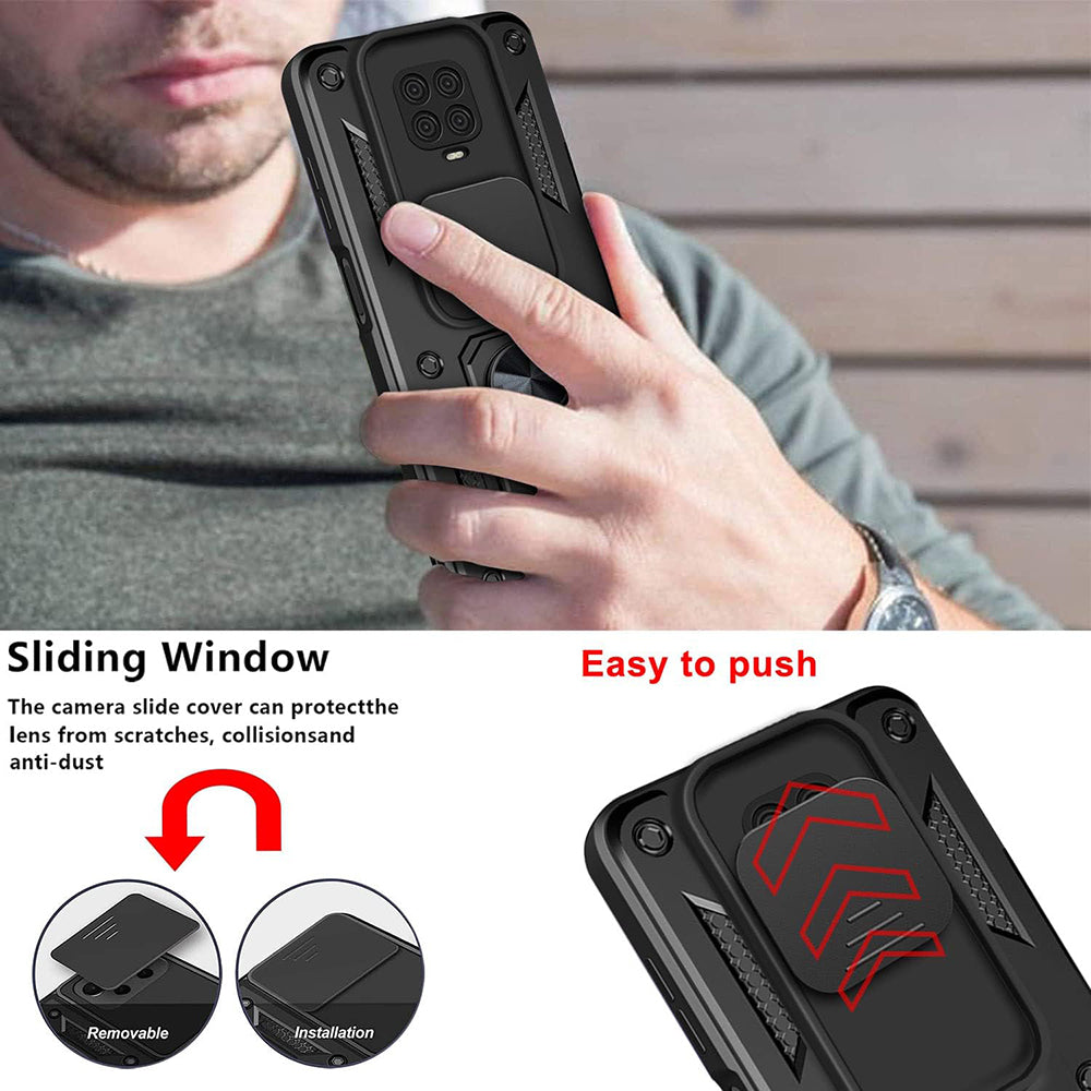 Case for Xiaomi Redmi 9C NFC / 9C, Techsuit, CamShield, Black