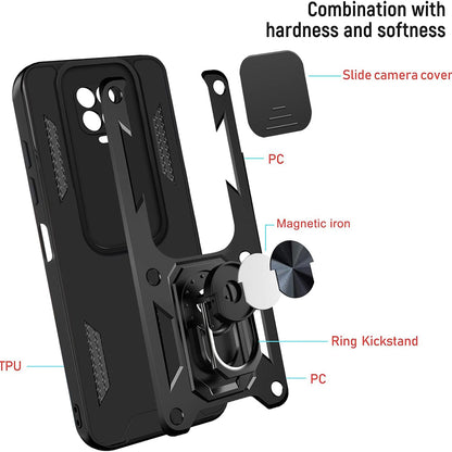 Case for Xiaomi Redmi 9C NFC / 9C, Techsuit, CamShield, Black