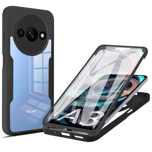 Θήκη για Xiaomi Redmi A3x / A3, Techsuit, ColorVerse 360, Μαύρο