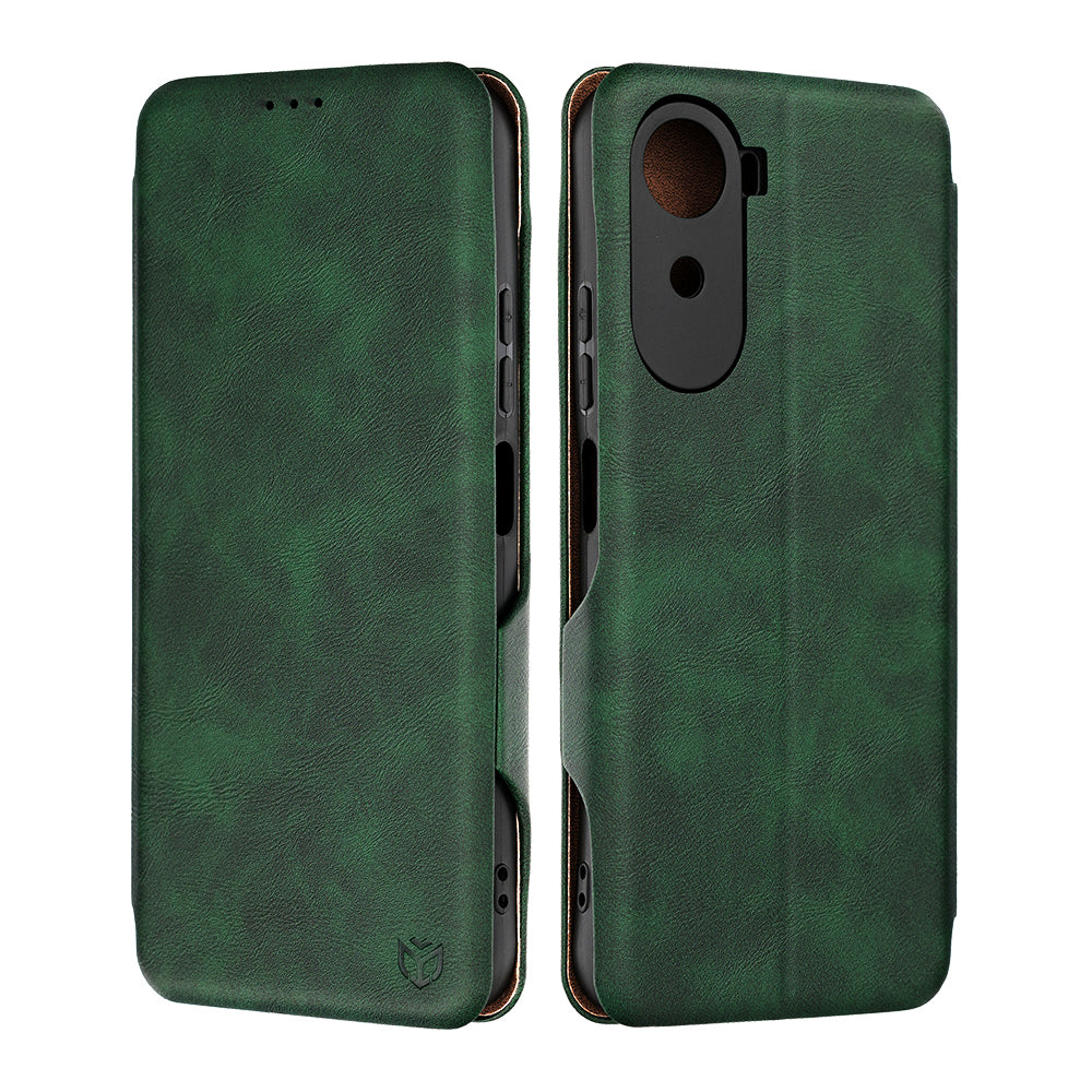 Case for Xiaomi Redmi A7 Pro 4G, Techsuit, Safe Wallet Plus, Green