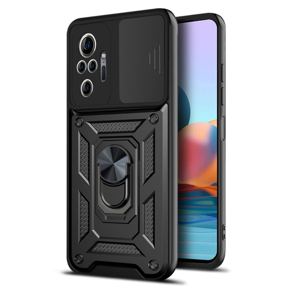 Θήκη για Xiaomi Redmi Note 10 Pro Max / Note 10 Pro, Techsuit, CamShield, Μαύρο