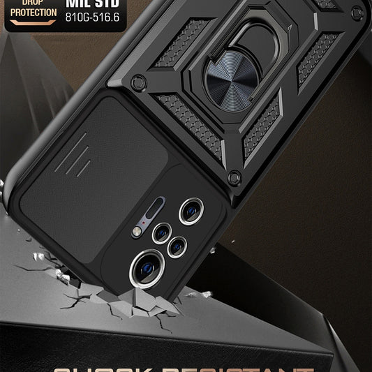 Θήκη για Xiaomi Redmi Note 10 Pro Max / Note 10 Pro, Techsuit, CamShield, Μαύρο