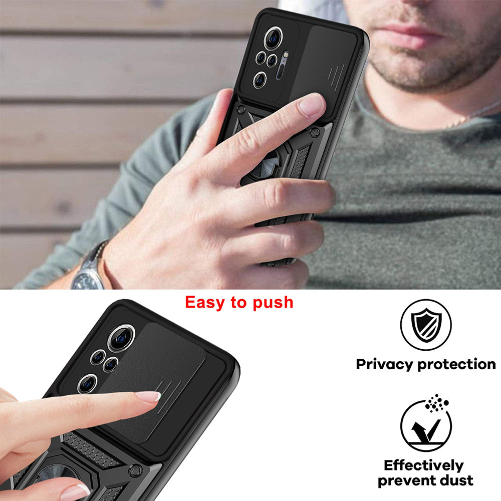 Θήκη για Xiaomi Redmi Note 10 Pro Max / Note 10 Pro, Techsuit, CamShield, Μαύρο