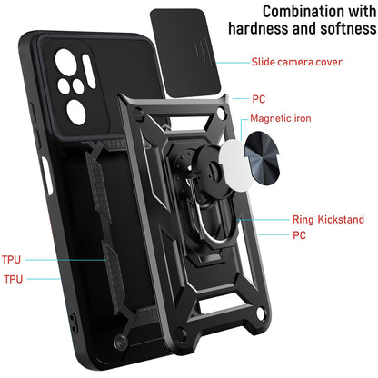 Θήκη για Xiaomi Redmi Note 10 Pro Max / Note 10 Pro, Techsuit, CamShield, Μαύρο